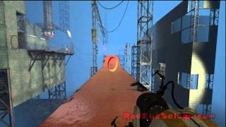 Portal 2 Coop: Mobility Gels Test Chamber 6