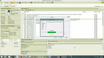 FTM2014 - How to export GEDCOM for MyHeritage