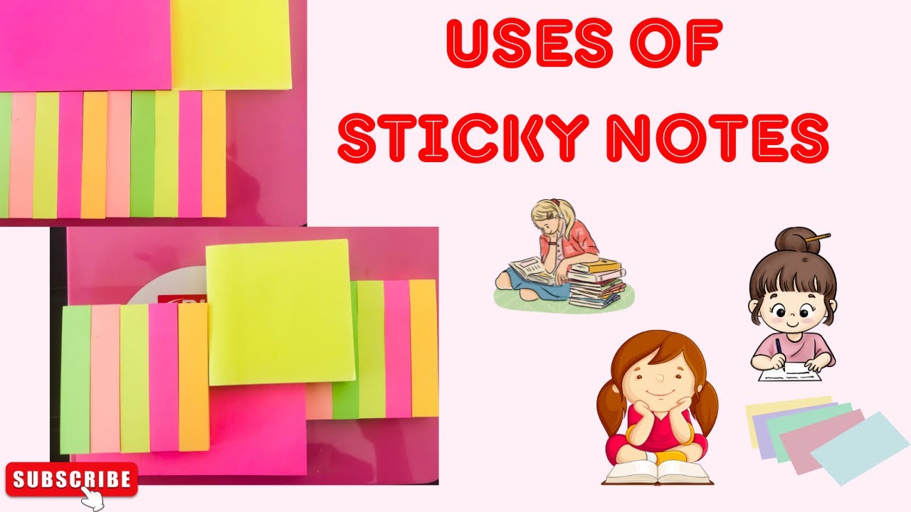Uses of sticky notes 📝 | study tips සිංහල | ✍🏻