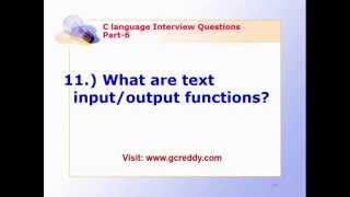 Celebrity C Language Interview Questions Part 6 Wealth