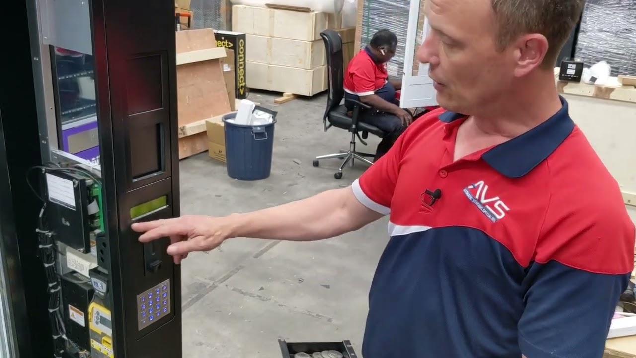 How to refill coins in the coin mechanism of your vending machine