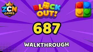 Block Out Level 687 Walkthrough | Full Solution