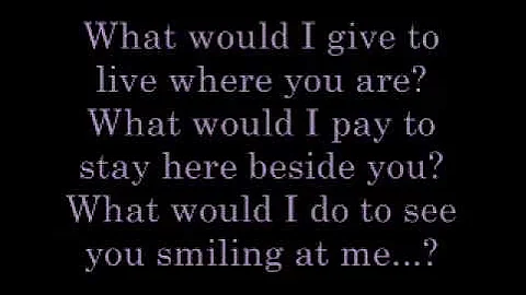 Part of Your World reprise Lyrics