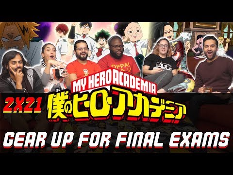 My Hero Academia - 2x21 Gear up for Final Exams - Group Reaction
