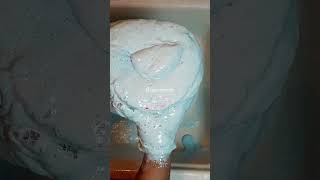 Dish soap and Murphy's #oddlysatisfying #foryoupage #spongesqueezing #asmr 