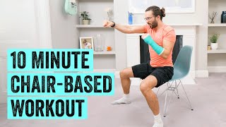 10 Minute Chair-Based Workout | The Body Coach TV