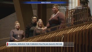 Senator Pryor laid to rest in Little Rock, followed by packed funeral service and President Clinton