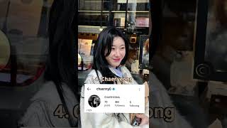 most followed itzy member on Instagram #kpop #itzy #yuna #yeji #ryujin #chaeryeong #lia #fyp