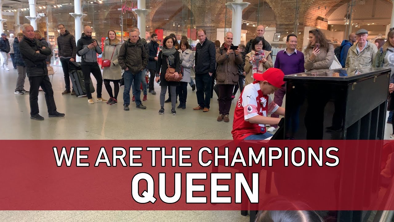 Queen We Are The Champions - Man Misses Train - Cole Lam 12 Years Old