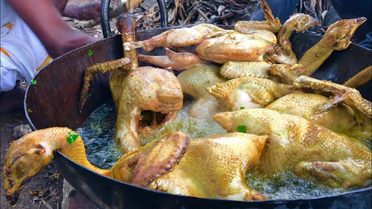 COUNTRY CHICKEN FRY !!! Classic Fry prepared by my Daddy ARUMUGAM / Village food factory