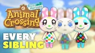 Every SIBLING in Animal Crossing New Horizons