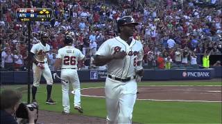 2013/06/29 Braves' seven-run eighth