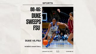 Duke vs FSU - WBB