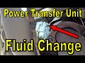How to change Power Transfer Unit (PTU) Fluid. Drain and Fill (Easy) | Lincoln mkS