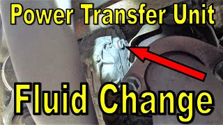 How to change Power Transfer Unit (PTU) Fluid. Drain and Fill (Easy) | Lincoln mkS