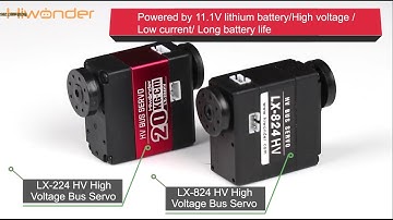 Hiwonder LX-224 HV/LX-824 HV Three Connectors High Voltage Bus Servo