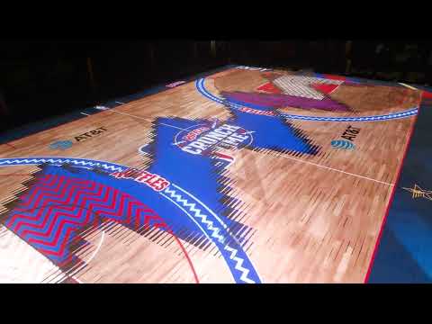 NBA UNVEILS STATE-OF-THE-ART LED COURT FOR ALL-STAR 2024 EVENTS TAKING PLACE AT LUCAS OIL STADIUM