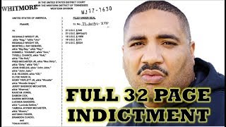 REGGIE WRIGHT JR, GRAPE STREET CRIPS, PEDA ROLL MAFIA INDICTMENT(FULL 32 Page INDICTMENT)