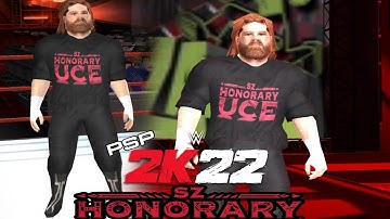 WWE 2K22 PSP, Android/PPSSPP- sami zayn honorary uce PAC MODEL+ texture