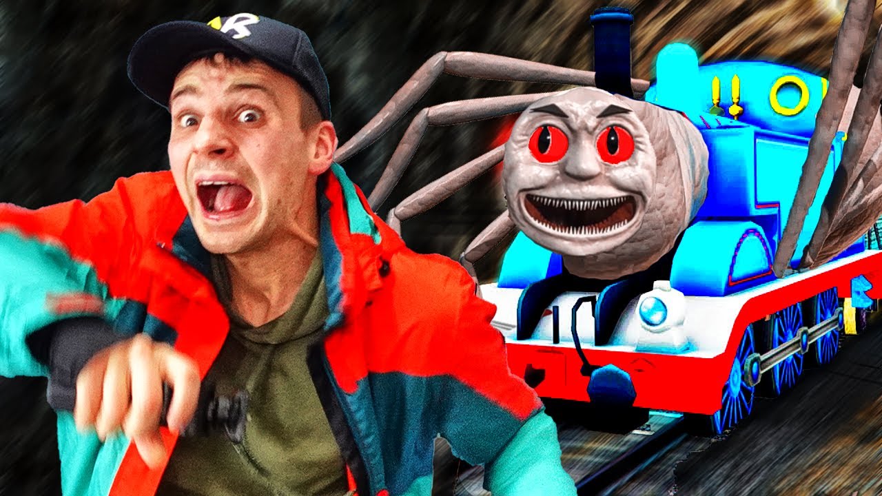 ENCONTRÉ al THOMAS TREN EXE ARAÑA - YouTube