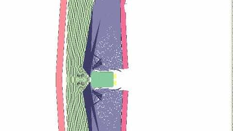 Numerical simulation for high speed impact in ballistic protection problems