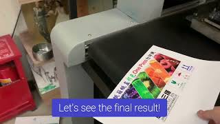 #Singlepass printer for photo paper printing test