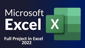 Full Project in Excel | Microsoft Excel Tutorial for Beginners 2022