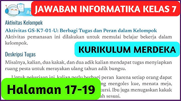 Kunci Jawaban Informatika Kelas 7 Halaman 17 18 19 Kurikulum Merdeka Aktivitas GS-K7-01-U
