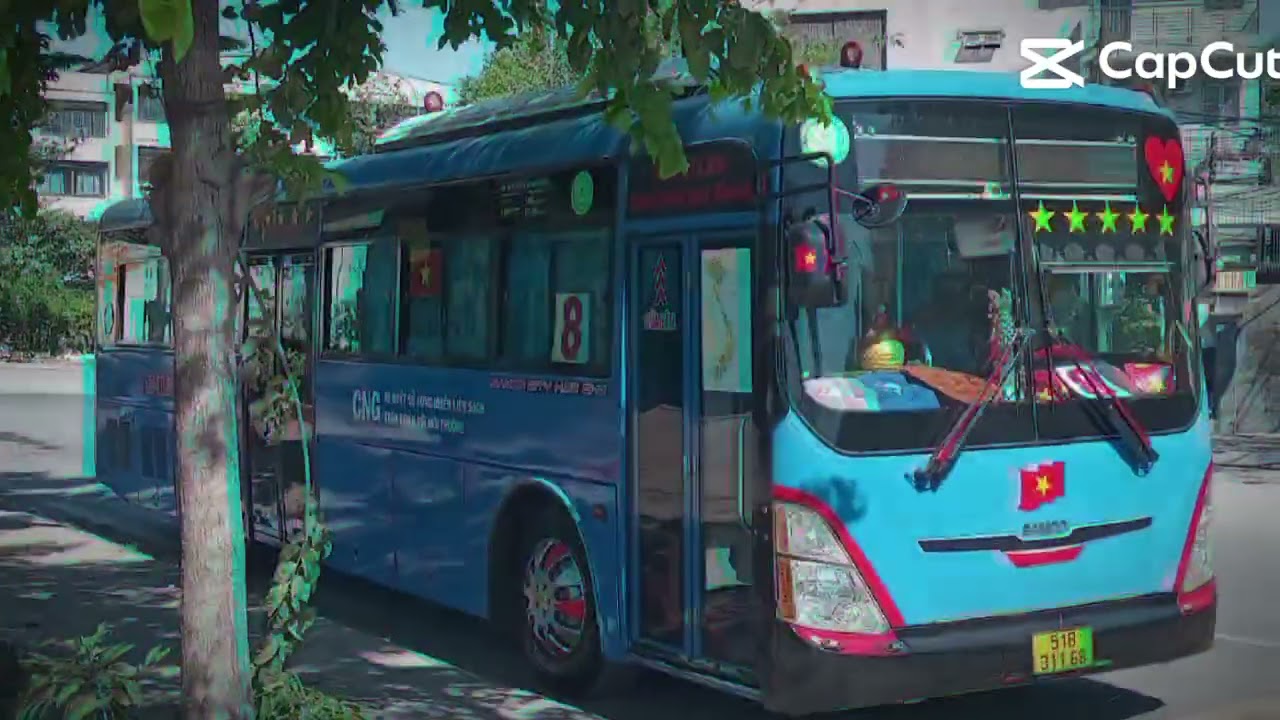 🚌 Tuyến 08 – hoa hậu 51B-311.68 đón Tết 🎉 Bến xe Quận 8 ↔ Đại học Quốc Gia ✨ #capcut 