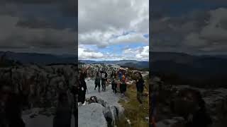 Aster Wisisi di atas salju di Papua 😱😱⛰️🛖