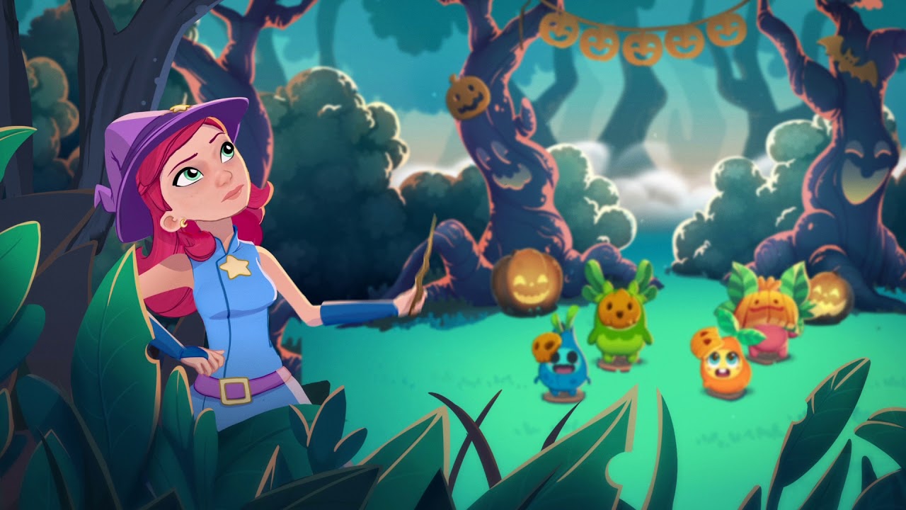 🎖▷ Novos personagens e presentes em Bubble Witch Saga 3 for Halloween