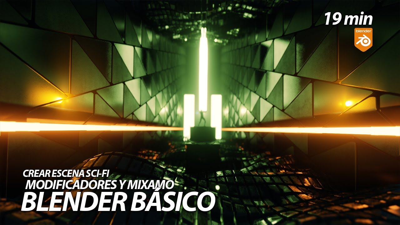 HOW TO CREATE A SCI-FI SCENE WITH BASIC MODIFIERS IN BLENDER EVEE - YouTube