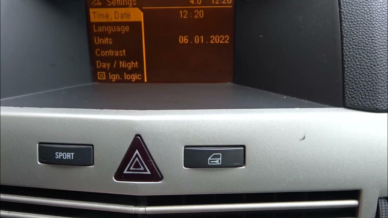 How to Enable or Disable Ignition Logic for Radio in Opel Astra H GTC