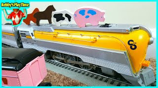Learn Animals For Toddlers With Cool Toy Trains Rebby's PlayTime by Rebby's PlayTime 12,002 views 4 years ago 3 minutes, 32 seconds