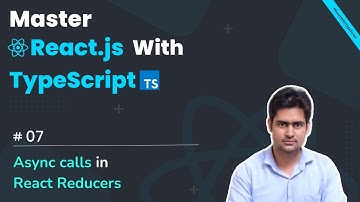 Async calls in Reducers | JSON server react | React With TypeScript in Hindi #7 #reactjs #typescript