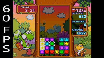 [60 FPS] Snes9X Emulator 1.53 | Tetris Attack [1080p HD] | Super Nintendo