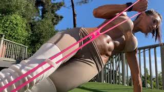 Resistance Side Plank Bicep