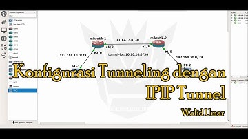 Konfigurasi & Implementasi IPIP Tunnel - Mikrotik Router