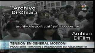 Piqueteros tomaron establecimiento en Salta 2003 V-00424 DiFilm