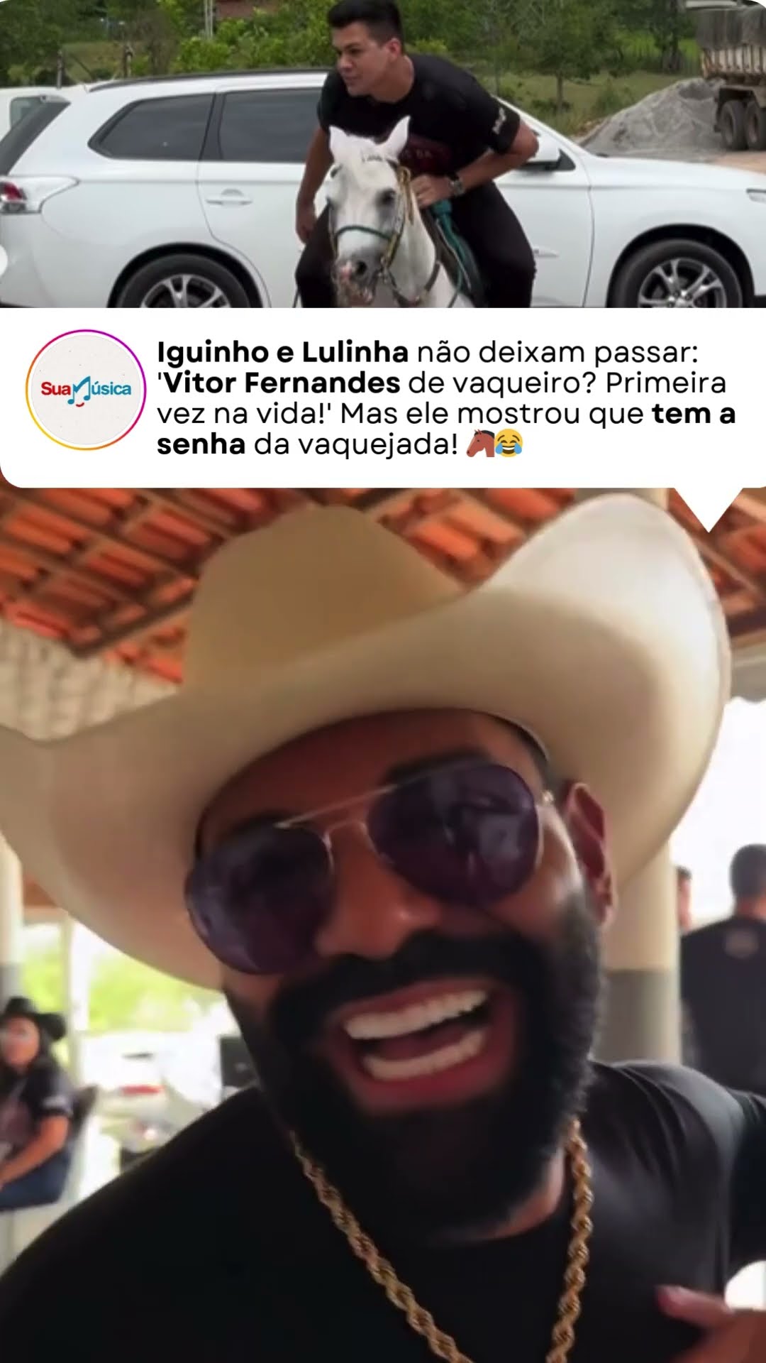 Tem ou não a senha? Vaaaleu, boi! ?  #VitorFernandes #IguinhoeLulinha #Pablo #Vaqueja
