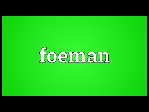 Header of foeman