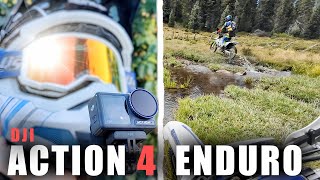 DJI Osmo Action 4 Review - Part 2 - Enduro Dirt Bike Ride Test