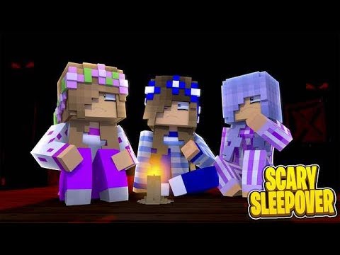 THE FULL MOON SLEEPOVER! w/Little Carly (Minecraft Roleplay).