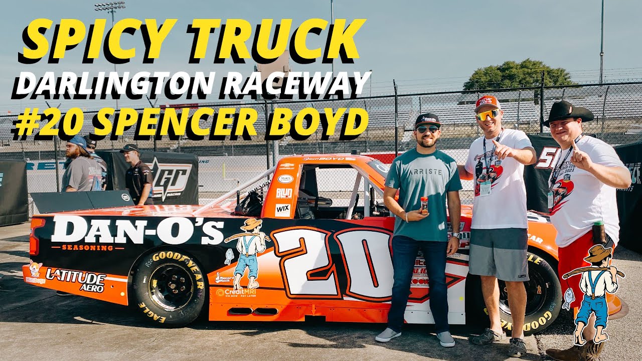 Spicy Dan-O's Truck at Darlington Raceway | Vlog