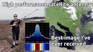 DIY portable 137 MHz yagi antenna (for good LRPT) || Satellite reception pt.13