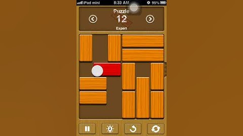 Unblock me Expert level 12 solution
