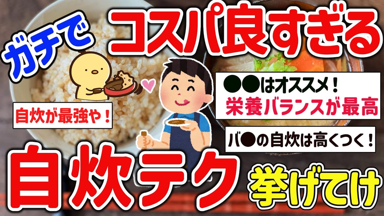【2ch有益スレ】自炊は結局安い？高い？一人暮らしガチ勢の声を挙げてけｗ【ゆっくり解説】