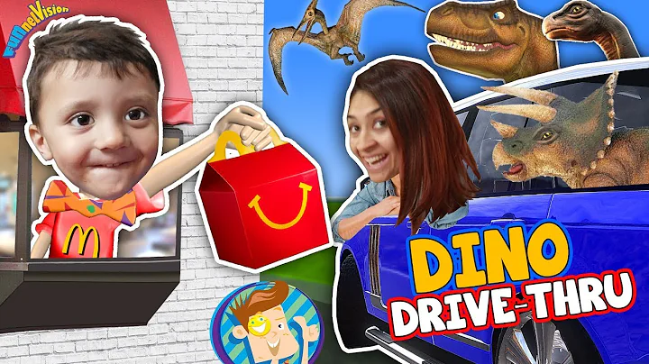 Dinosaurs in our House + McDonalds Magic Trick 4 M...