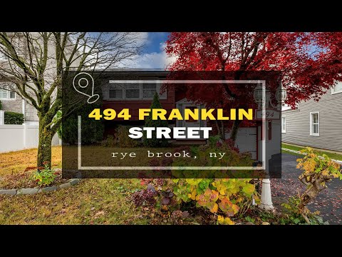 494 Franklin Street, Rye Brook, NY home video tour