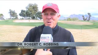 News 4 Tucson Sports Director Paul Cicala speaks with University of Arizona President Robert C.